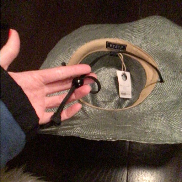 Final🔥🔥SLE Rare Wyeth blue green marine oversized straw hat - Picture 6 of 6